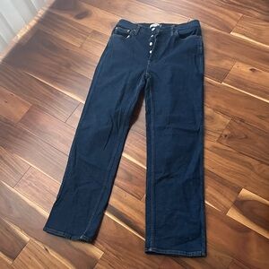 RE/DONE 90’S HIGH RISE LOOSE BUTTON FLY DENIM JEANS SIZE 28